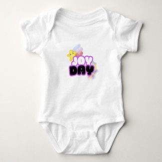 Body Para Bebê Bebê de roupas mastigáveis Unisex Joy Day Colorful
