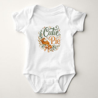 Body Para Bebê Bebê de Torta de Abóbora Cutie Pie