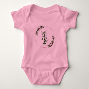 Body Para Bebê Bebê de Verão Fofo Planta