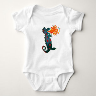 Body Para Bebê Bebê Dragão Cardíaco Roupa