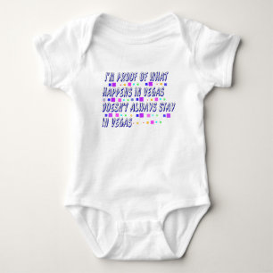 Body Para Bebê Bebê engraçado Onsie de Vegas