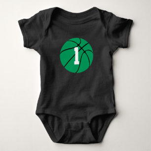 Body Para Bebê Bebê feito sob encomenda do número do jérsei do