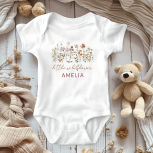Body Para Bebê Bebê Florzinha Selvagem Floral