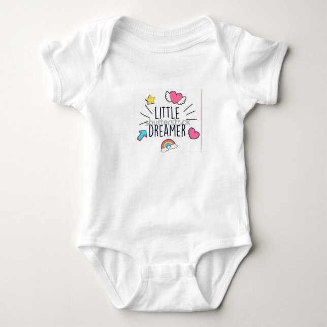 BODY PARA BEBÊ BEBÊ FOFINHO RASTEIRINHA (Frente)