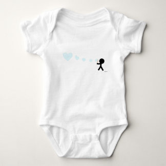 Body Para Bebê bebê fofo soprando bolhas de amor