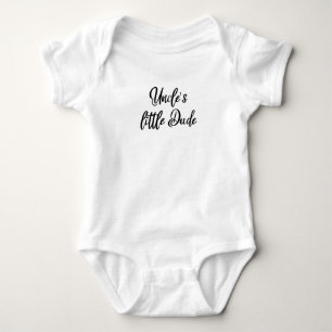 Body Para Bebê Bebê Hipster do Tio, Menino Bonito