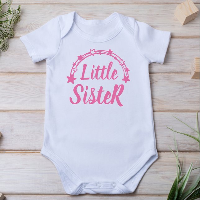 Body Para Bebê Bebê Irmãzinha (Little Sister Baby Outfit)