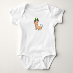 Body Para Bebê Bebê Jackalope Planta Topo