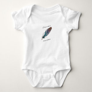 Body Para Bebê Bebê Jersey Bodydress - Criança macia e confortáve