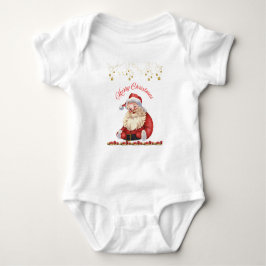 Body Para Bebê Bebê Jersey - Roupa de bebê - Design de Natal