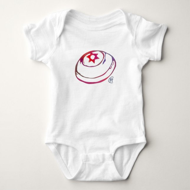 Body Para Bebê Bebê Judeu Bebê Uma Peça (Frente)