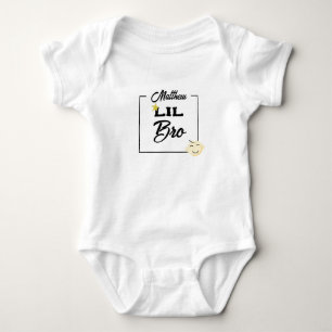 Body Para Bebê Bebê Lil Personalizado Fofo Irmão