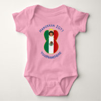 Bebê Menina Anjo Hanukkah Bandeira Mexicana Person