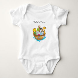 Body Para Bebê Bebê Noah's Ark Bodysuit