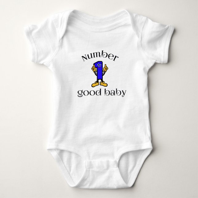 Body Para Bebê bebê número um (Frente)