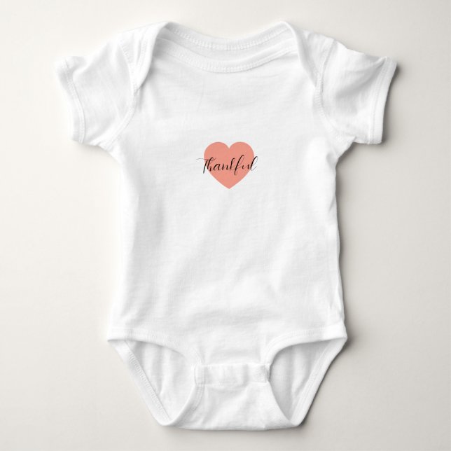 Body Para Bebê bebê obrigado (Frente)