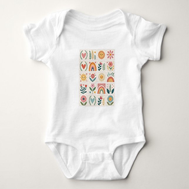 Body Para Bebê Bebê personalizado adorável - Perfeito para o Newb (Frente)