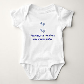 Body Para Bebê Bebê personalizado com citações hilárias