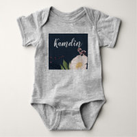 Bebê personalizado Fato de bebê Cosmos Rosa em Na