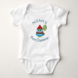 Body Para Bebê Bebê personalizável é o primeiro bebê de Natal