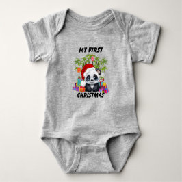 Body Para Bebê Bebê Primeiro Natal Bonito Bear Bear Bear Bonito