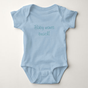 Body Para Bebê Bebê quer script curativo de praia