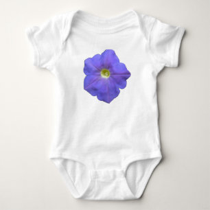 Body Para Bebê Bebê Rastejador Petúnia Azul