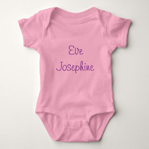 Body Para Bebê Bebê Rosa Personalizado Romper