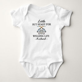 Body Para Bebê Bebê Soldador - Pequeno mas Pronto para a Vida de