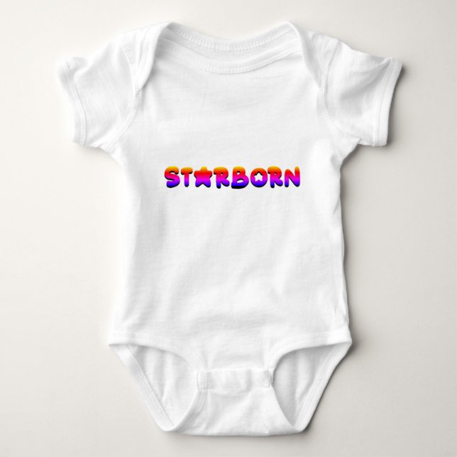Body Para Bebê Bebê starborn  (Frente)