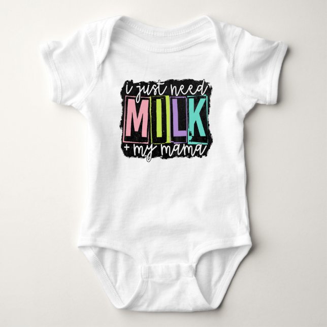 Body Para Bebê Bebê Tee (Frente)