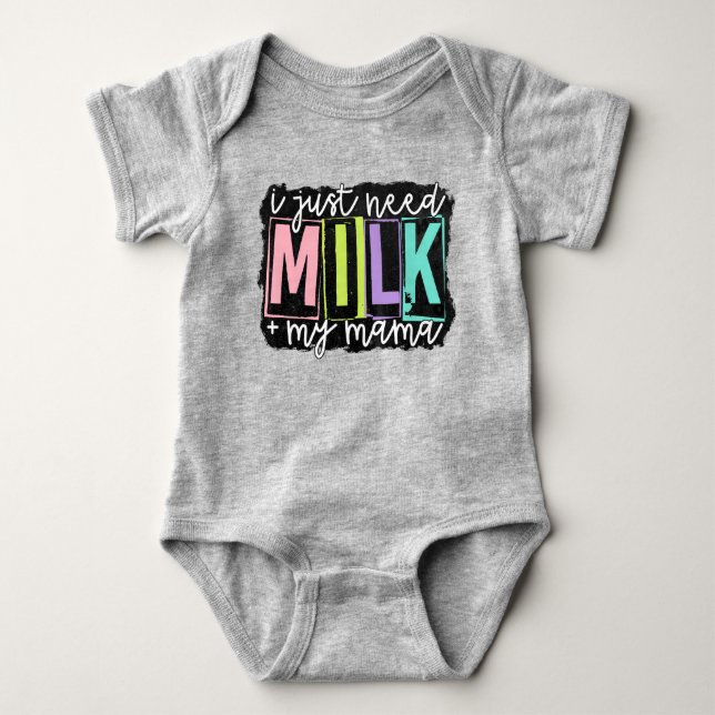 Body Para Bebê Bebê Tee (Frente)