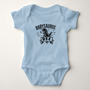 Body Para Bebê Bebê Tiranossauro Rex