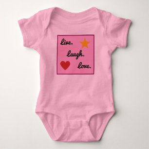 Body Para Bebê Bebê Viva Ria Ame Onsie