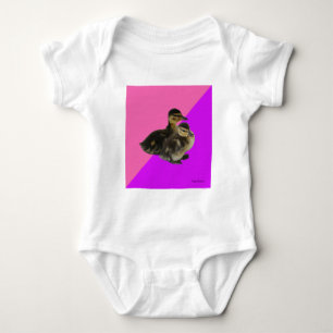 Body Para Bebê Bebês com framboesa rosa e sorvete púrpura
