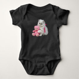 Body Para Bebê Bebês fofos Urso de pelúcia persa