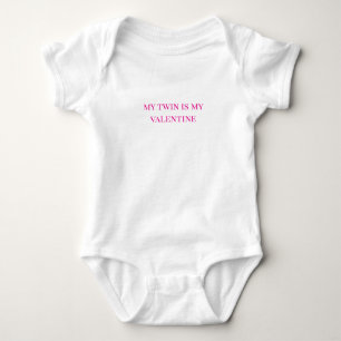 Body Para Bebê Bebês gêmeos, doces e simples