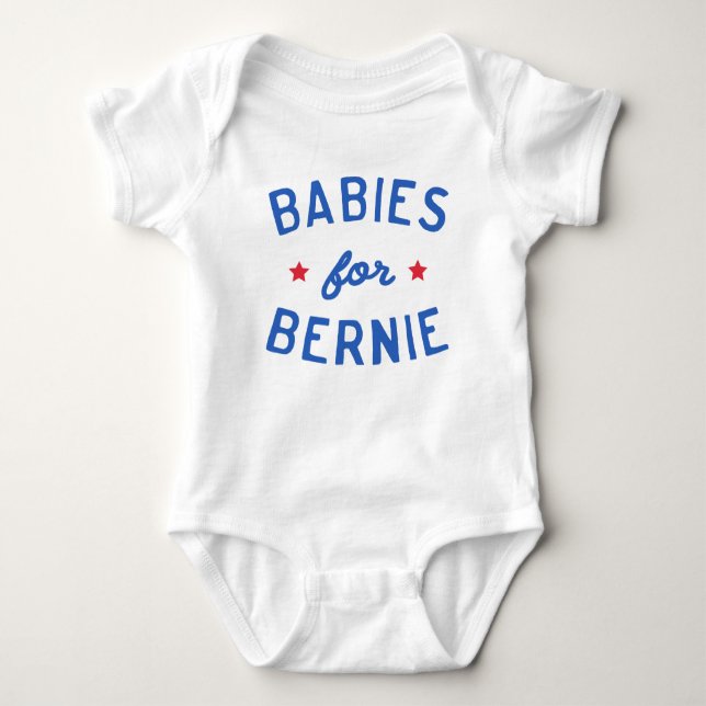 Body Para Bebê Bebês para Bernie (Frente)