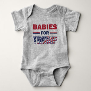 Body Para Bebê Bebês para Trump