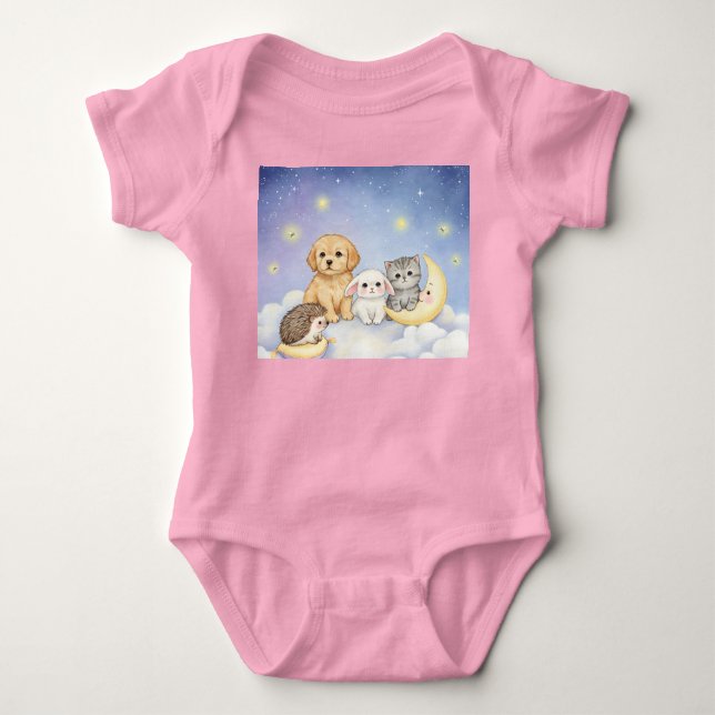 Body Para Bebê Bedtime Story, Coleção de Natasha Us (Frente)