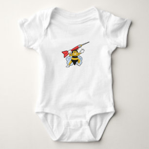 Body Para Bebê Bee em Dardos com Dardo.PNG