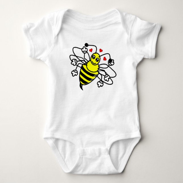 Body Para Bebê Bee Love (Frente)