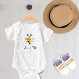 Body Para Bebê Bee Mine Whimsical Floral