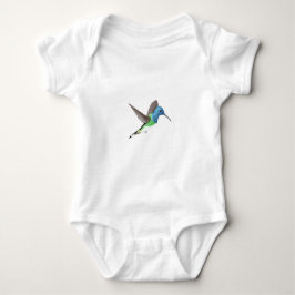 Body Para Bebê Beija-flor Jacobino Suspenso - transparente.