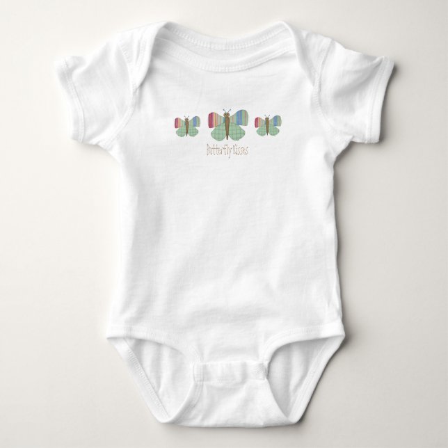 Body Para Bebê Beijos De Roupa De Bebê Bonito (Frente)