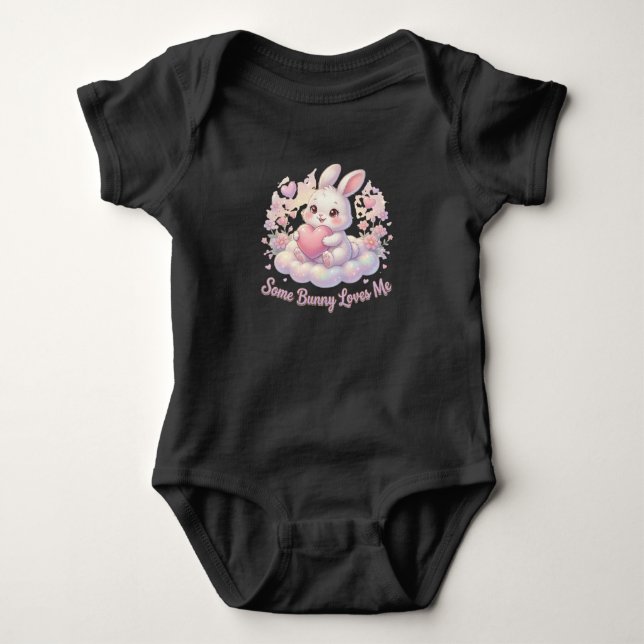 Body Para Bebê Bella Bunny – Algum Coelho Me Ama (Frente)