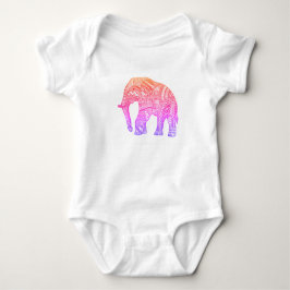 Body Para Bebê Bella Córeta+Canvas Tee Tri-Blend Baby com Padrão