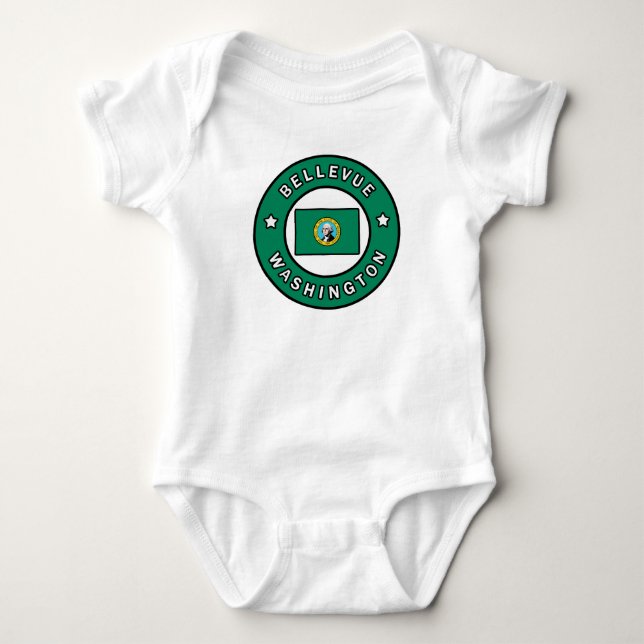 Body Para Bebê Bellevue Washington (Frente)