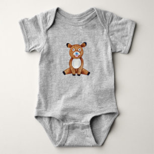Body Para Bebê Belo Animal Natureza Cervo Bebê Macho