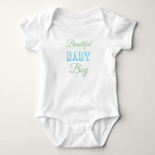 Body Para Bebê Belo Bebê Blue Sage Green